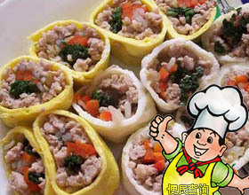 蛋黄如意卷的做法