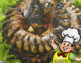豉汁蟠龙鳗的做法