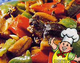 豉椒鳝片的做法