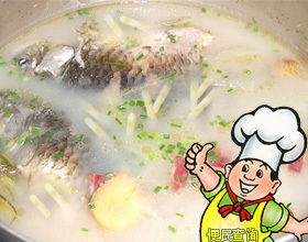 冬笋鲫鱼汤的做法
