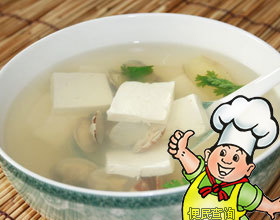 文蛤豆腐汤的做法