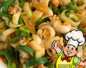 墨鱼苦瓜的做法