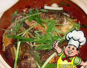 姜葱鱼头煲的做法