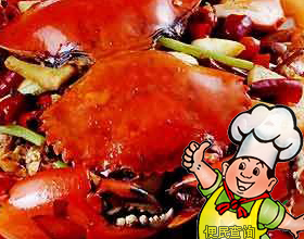 油煎连壳蟹