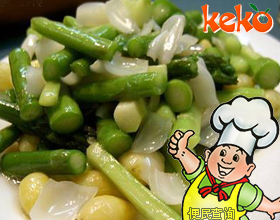 百合炒芦笋的做法