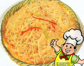 发丝百叶的做法