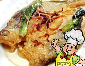 锅塌黄鱼的做法