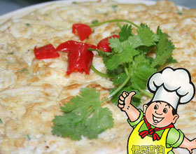 银鱼煎蛋的做法