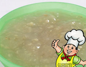 核桃仁豌豆羹的做法