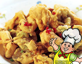 干炸菜花的做法