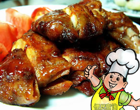 叉烤野鸡片的做法