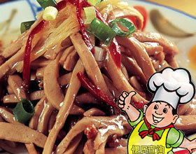 温拌腰丝的做法