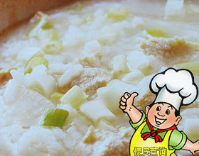 葱油香粥的做法