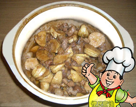 冬笋干烧肉的做法