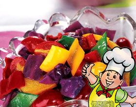 甘蓝拌青椒丝的做法