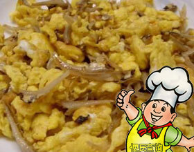 桂花银鱼的做法