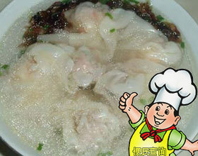 虾肉绉沙馄饨的做法