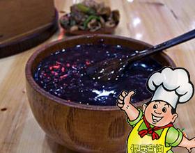 黑米粥