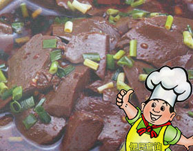 酸辣鸡血的做法