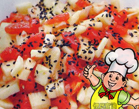 番茄苹果芝麻蜜的做法