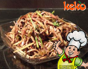 拌牛肉丝的做法