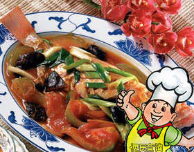 西红柿少司煎鱼