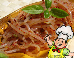 炝黄豆芽的做法