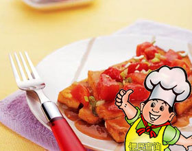 番茄炒豆腐的做法