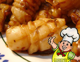 油爆鱿鱼卷的做法