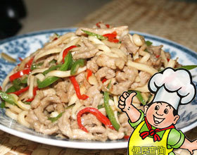 嫩熘羊肉丝的做法