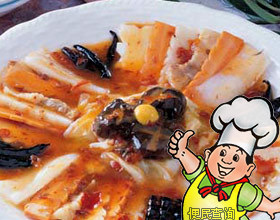 油漆白菜的做法