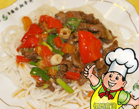 牛肉丝拌面的做法