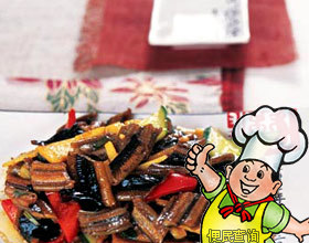 干煸鳝片的做法