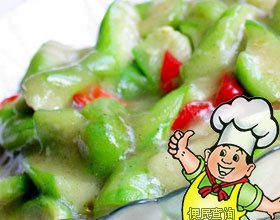 炒辣味丝瓜的做法
