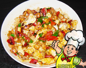 宫保鸡丁饭的做法