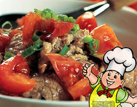 番茄炒牛肉
