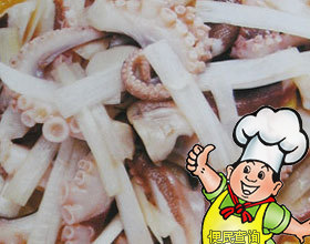 葱拌章鱼蛸