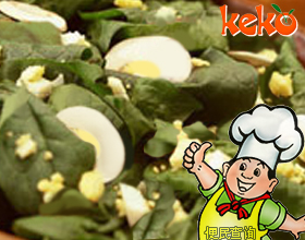 菠菜色拉的做法