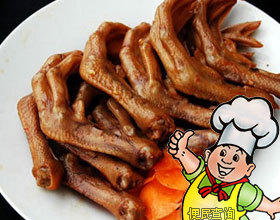 香卤鸭掌的做法