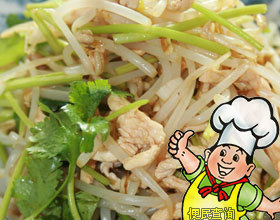 鸡丝拌银芽的做法