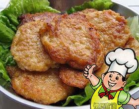 煎慈姑饼的做法