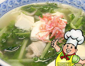 小白菜炖豆腐的做法