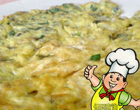 香椿煎蛋的做法