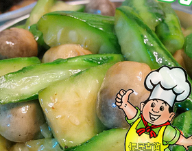 草菇烧丝瓜的做法