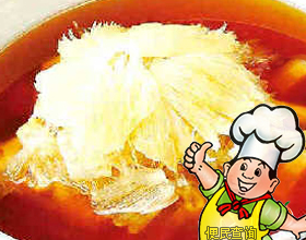 玉菜扒排翅的做法