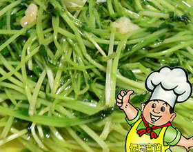 清炒豆苗的做法