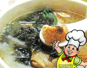 紫菜猴头清汤