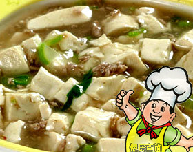 雪菜烧豆腐的做法