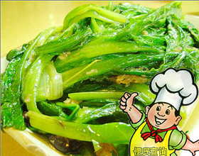 豆豉鲮鱼油麦菜