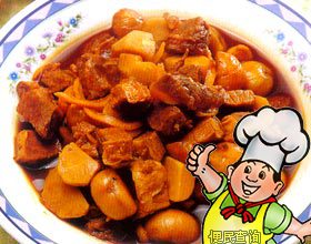 板栗牛肉的做法